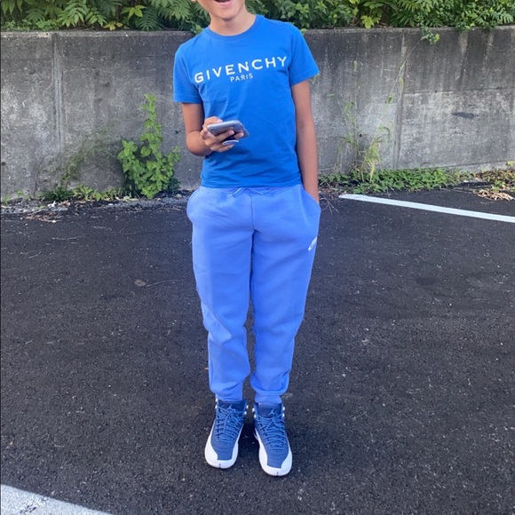 Kids Blue Givenchy t shirt size 10 - Picture 3 of 4
